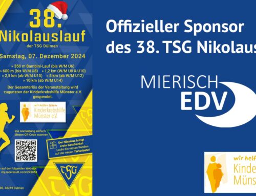 MIERISCH-EDV unterstützt den 38. Nikolauslauf der TSG Dülmen